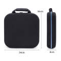 For Nintendo Switch Double Fitness Ring Storage Bag EVA Portable Hard Shell Host Package Accessor...