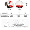 GXT Electric Vehicle Half Cover Helmet Four Seasons Retro Helmet, Size: L(White Shield 83)