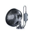 SUITU  12V/24V Mini Car Fan USB Charging Single Head Fan 360 Degree Cooling Fan, Style: Seat Back...