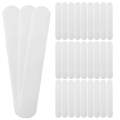 10pcs /Pack Disposable Hat Brim Stickers Shirt Collar Anti-Dirty Sweat-Absorbing Stickers(White)