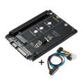 ENCNF2S-N01 NGFF To SATA3 Transfer Card M.2 KEY B-M SSD To 6Gbps Interface Conversion Adapter Wit...