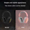 Ajazz AX368 Computer Game Audio Recognition RGB Headset 3.5mm Version (Pink)