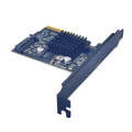 PCI-E 4X To  USB3.2 Gen2x2 Type-C 20Gbps SATA Expansion Card Asmedia ASM3242 Chip