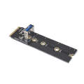 M.2 NVME To USB 3.0 PCI-E Expansion Card  Adapter for Graphics Card(Blackboard)