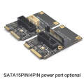 Mini PCI-E To USB3.2 GEN1 Front 19Pin 2 Ports Transfer Card Supports Half High SATA