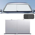 70-135cm+ 4 Mesh Side Curtain Car Front Windshield Retractable Sun Protection Sunshade Curtain