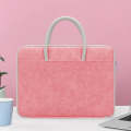 BUBM 14 Inch Full Open Laptop Bag(Pink)