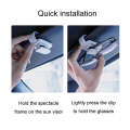 Car Glasses Clip Multifunctional Sun Visor Card Storage Clip, Color: Black Gray