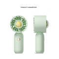 Hand Holds Small Fan Portable Mini Pocket Fan, Style: White Spray Plating Version