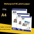 A5 50 Sheets 260g Waterproof RC Photo Paper for Brother/Epson/Lenovo/HP/Canon Inkjet Printers(Hig...