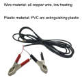 3m DC Battery Clip Line Male Head Rotary Crocodile Cable DC 12V/24V Universal Audio Connection Line