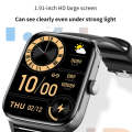 Aluminum Voice Assistant Music Blood Glucose Watch(Black)