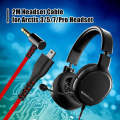 For SteelSeries Arctis 3 5 7 Pro Nylon Weaving Game Headset Cable(Red)