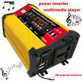 SOLIKE TECH 300W Modified Sine Wave Inverter with Bluetooth MP3/FM Multimedia Player 12V to 220V