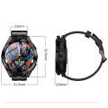 LOKMAT 1.6-Inch Dual-Camera 4G Full Netcom Dual-Mode Dual-Chip Smart Watch, Spec: Charger+Black L...