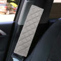 Car Seat Belt Protector Soft Extended Shoulder Pads, Color: Grey