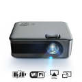 A30  845x480P HD Projector 1080P WIFI Synchronous Mobile Phone Smart TV(US Plug)