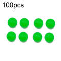 100pcs 8mm TPR Floating Bait Ball Float Water Fake Soft Bait(Green)