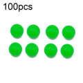 100pcs 8mm TPR Floating Bait Ball Float Water Fake Soft Bait(Green Nightlight)