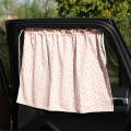 Car Heat Insulation Blackout Cartoon Cotton Sunshade(Pink)