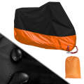 190T Motorcycle Rain Covers Dustproof Rain UV Resistant Dust Prevention Covers, Size: XXL(Black a...