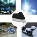 190T Motorcycle Rain Covers Dustproof Rain UV Resistant Dust Prevention Covers, Size: XL(Black an...