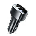 Yesido Y47 49W Double USB+Type-C/USB-C Port Car Fast Charger(Black)