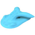 Neck Massager Cervical Spondylosis Correction Pillow, Color: 877 Cow Horns Blue