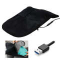 Neck Massager Cervical Spondylosis Correction Pillow, Color: 877 USB Electric Heating Black