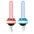 Iplay For Meta Quest VR Handle Motion Rhythm Lightsaber(Red Blue 1 Pair)