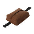 Car Hanging Paper Box Sun Visor Armrest Box Tissue Box, Model: Upgraded Brown