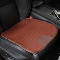 Car Seat Without Backrest Ice Silk Cushion(Saddle Brown)
