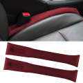 2pcs Car Seat Gap Plugs Seat Upholstery(Red)