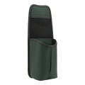 Car Seat Leather Multifunctional Tissue Water Cup Storage Hanging Bag(Army Green)