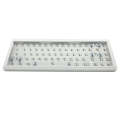 Hot Swap Shaft Wired RGB Back Light Customized Mechanical Keyboard Kit(White)