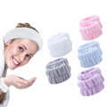 6pcs Washing Anti-Humidity Washing Face Wrist Strap Sports Sweat-Wiping Bracelet Sweat-Absorbing ...