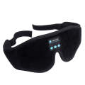 3D Wireless Bluetooth 5.0 Music Can Answer Calls Sleep Shading Eye Mask With Timing(Black)