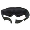 3D Wireless Bluetooth 5.0 Music Can Answer Calls Sleep Shading Eye Mask With Timing(Black)