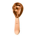 30ml 304 Stainless Steel Thickened Coffee Spoon With Scale Measuring Bean Spoon, Color: Rose Gold