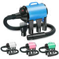 2100W Dog Dryer Stepless Speed Pet Hair Blaster Pet Water Blower 220V EU Plug(Black and White)