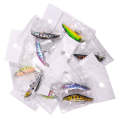 HENGJIA 5.7cm 3.4g Microbe Road Lures Slow Sinking Minnow Fake Bait, Color: 10 Colors Bagged