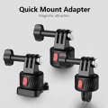 For GoPro/Insta360 GO 3 Action Camera Magnetic Gimbal Base Adapter Accessories(3pcs/set)