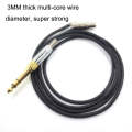 2m For K240 / K141 / K271 / K702 / Q701 / K712 Headphone Cable Mini Cartoon Head Upgrade Line(Black)