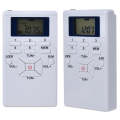 HanRongda HRD-109 Portable Mini FM Radio Conference Receiver(Silver Gray)