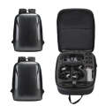 For DJI AVATA Storage Bag Hard Shell Waterproof Shoulder Bag Backpack(Black EVA Lining)
