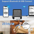 Phomemo D520-BT Bluetooth Thermal Shipping Label Printer Wireless Desktop Printer For Barcode Add...