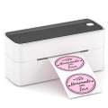 Phomemo PM241-BT Bluetooth Address Label Printer Thermal Shipping Package Label Maker, Size: US(B...