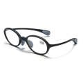 Portable Magnifying Glass Presbyopic Glasses Silicone Anti-Blue Light Reading Glasses, Degree: +1...