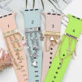 Watch Silicone Watch Band Decoration Ring Diamond Series Decoration Buckle(1)