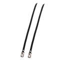 2pcs Bicycle Pedal Strap Spinning Bicycle Aluminum Buckle Fixed Rope(Single)